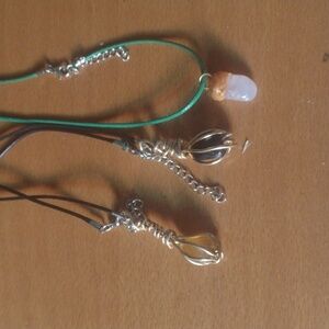 2 for $20😉Handmade Gem Necklaces